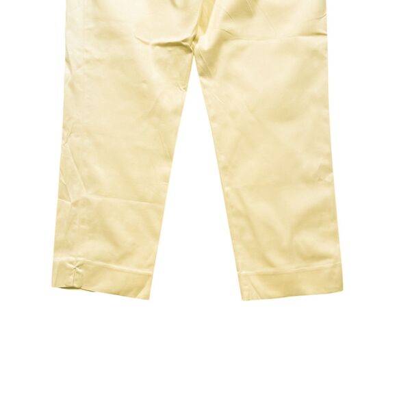 Ralph Lauren Golf Chino Pants Yellow Cotton Stretch Preppy Sporty Trousers 8 - Picture 8 of 9